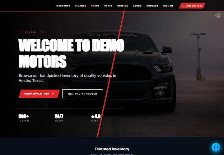 Performance Bold design